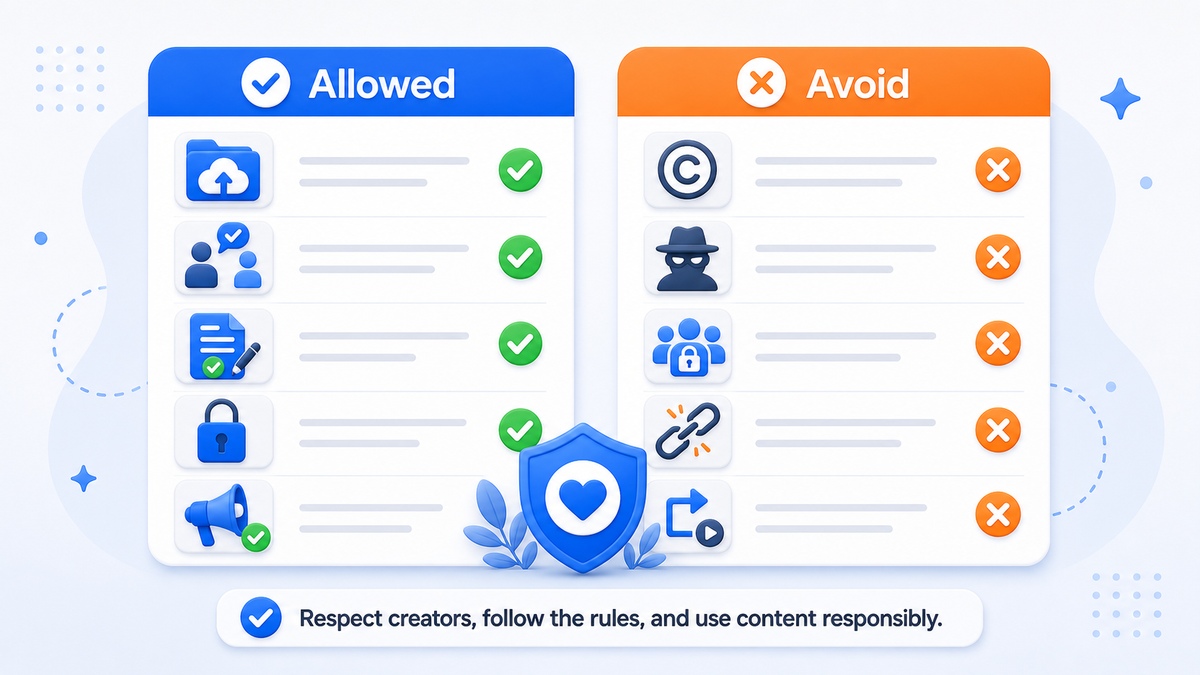 Responsible Facebook Video Downloads