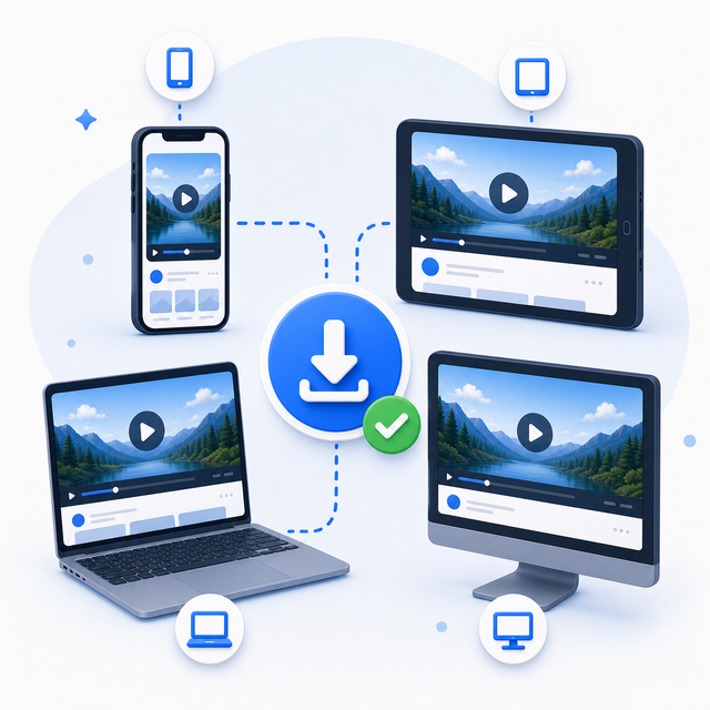 Works across devices icon