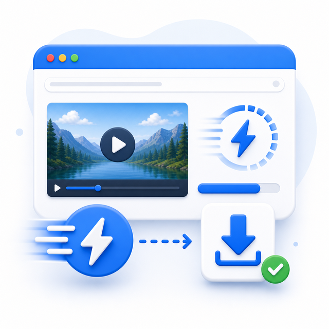 Fast browser flow icon